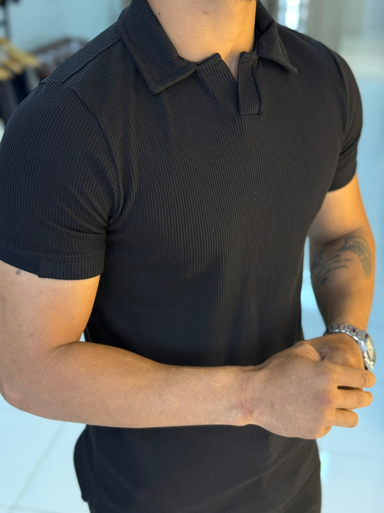 POLO MILÃO TEXTURIZADA