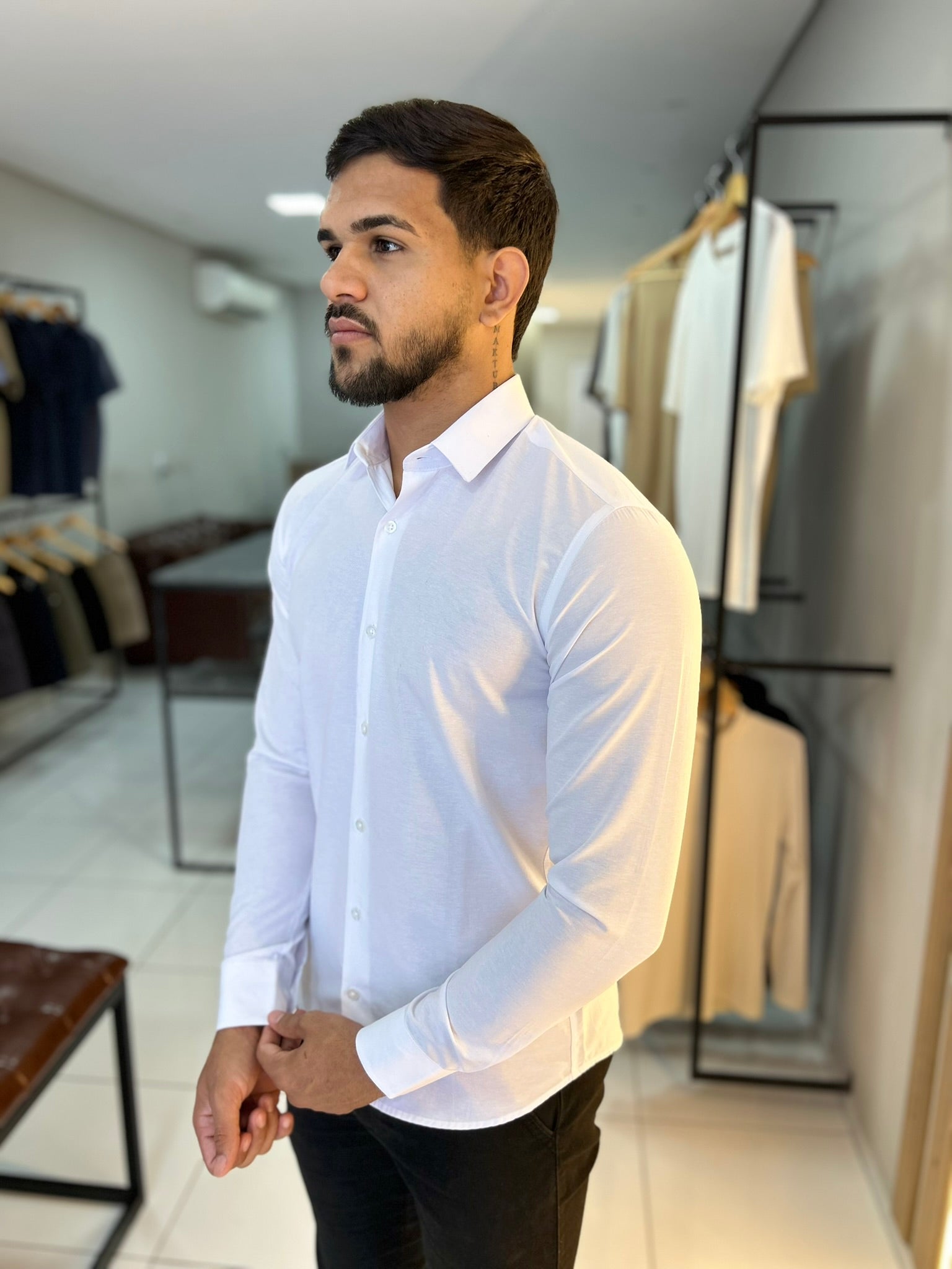 CAMISARIA MANGA LONGA