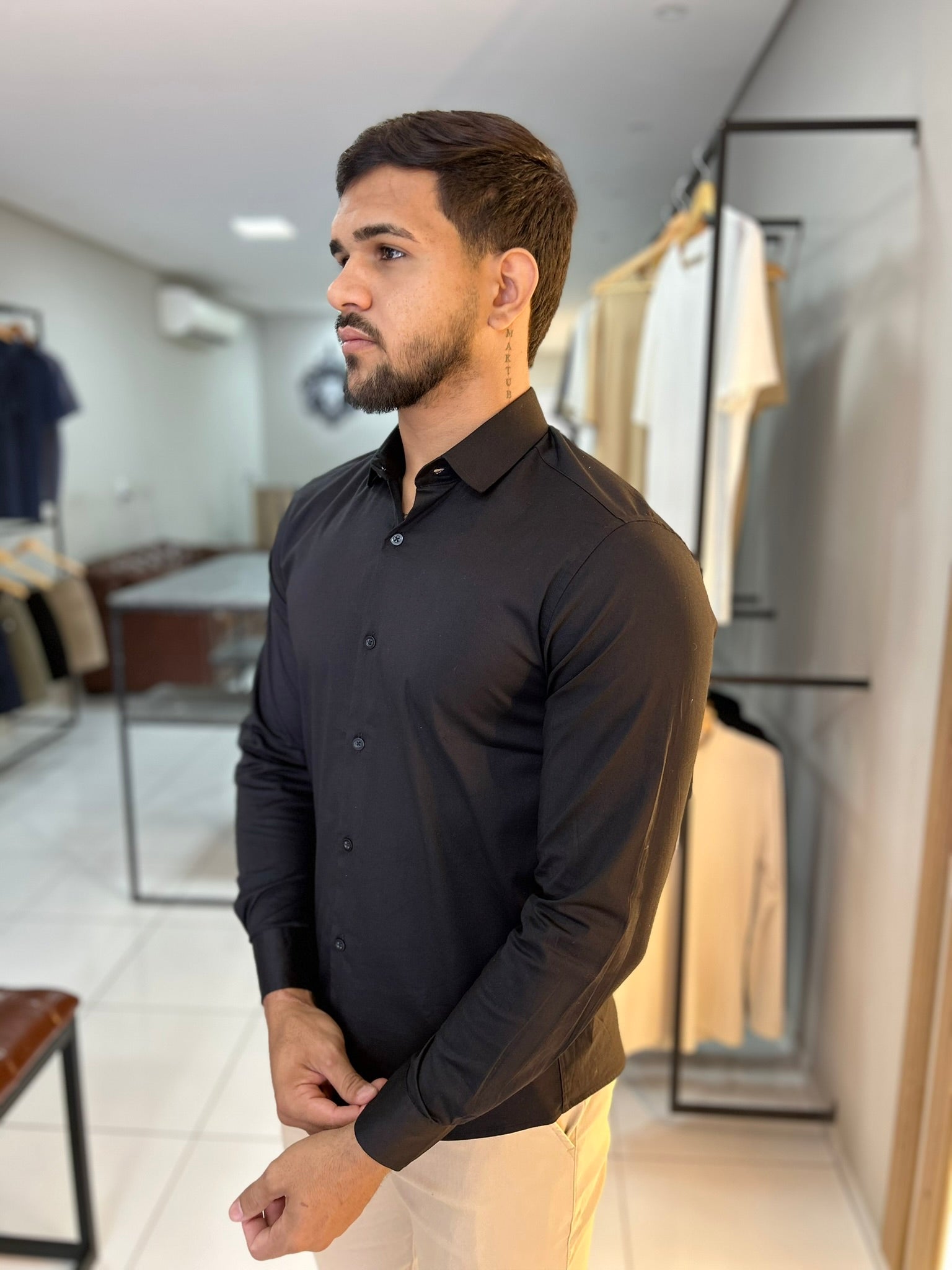 CAMISARIA MANGA LONGA