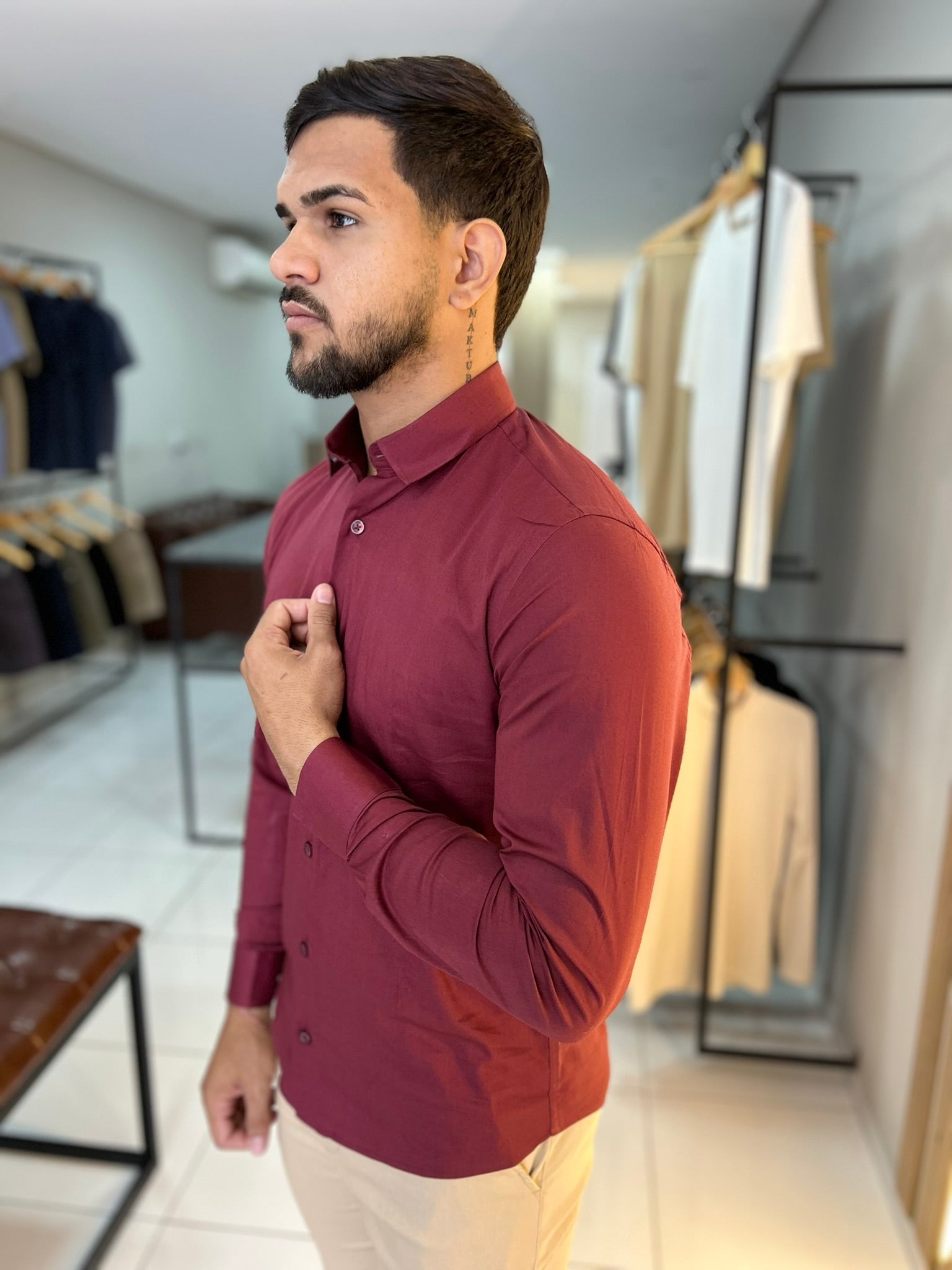 CAMISARIA MANGA LONGA