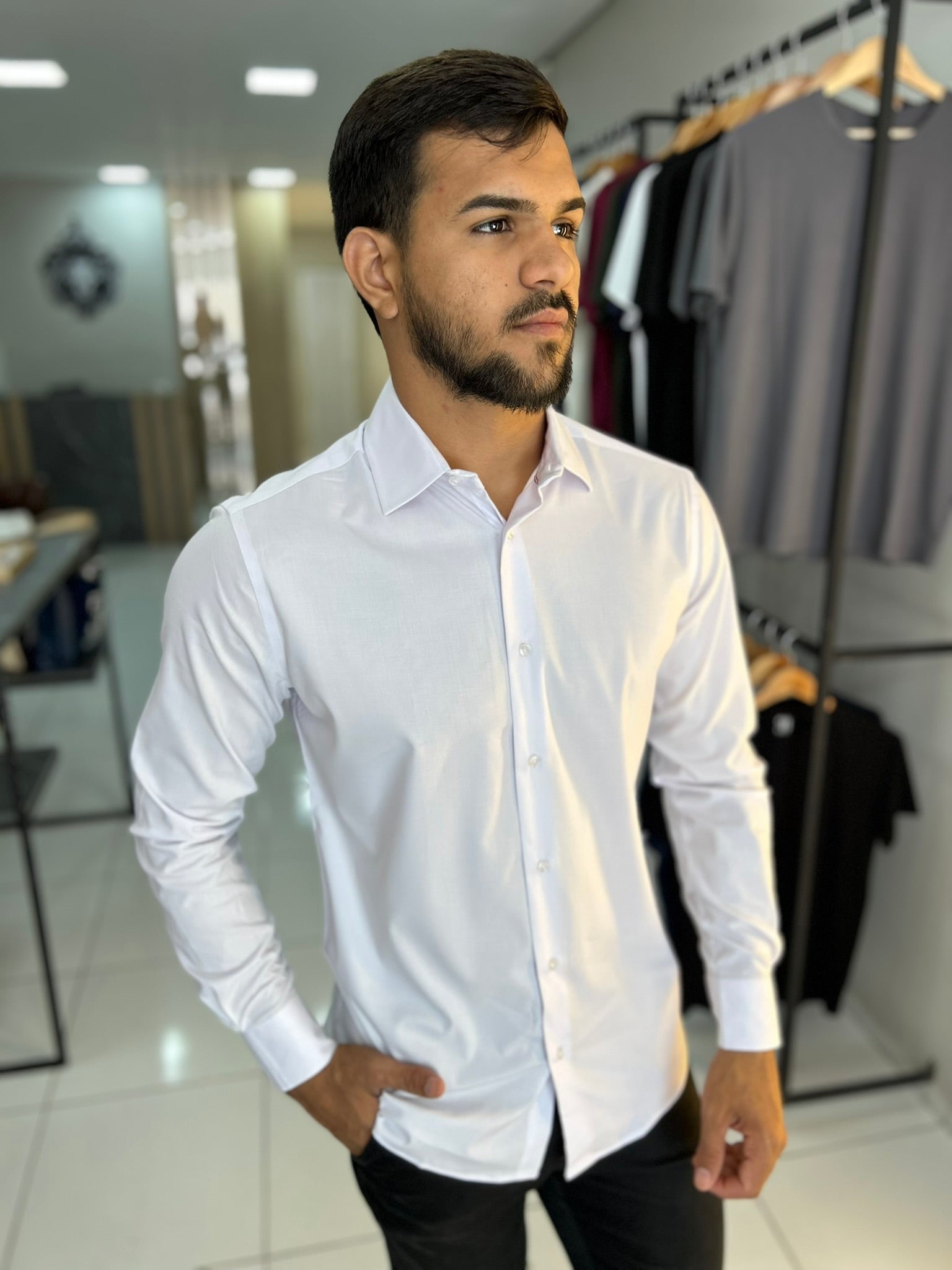 CAMISARIA MANGA LONGA TEC