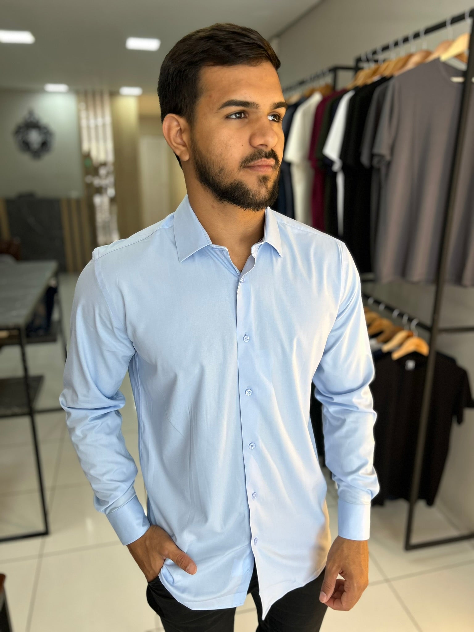 CAMISARIA MANGA LONGA TEC