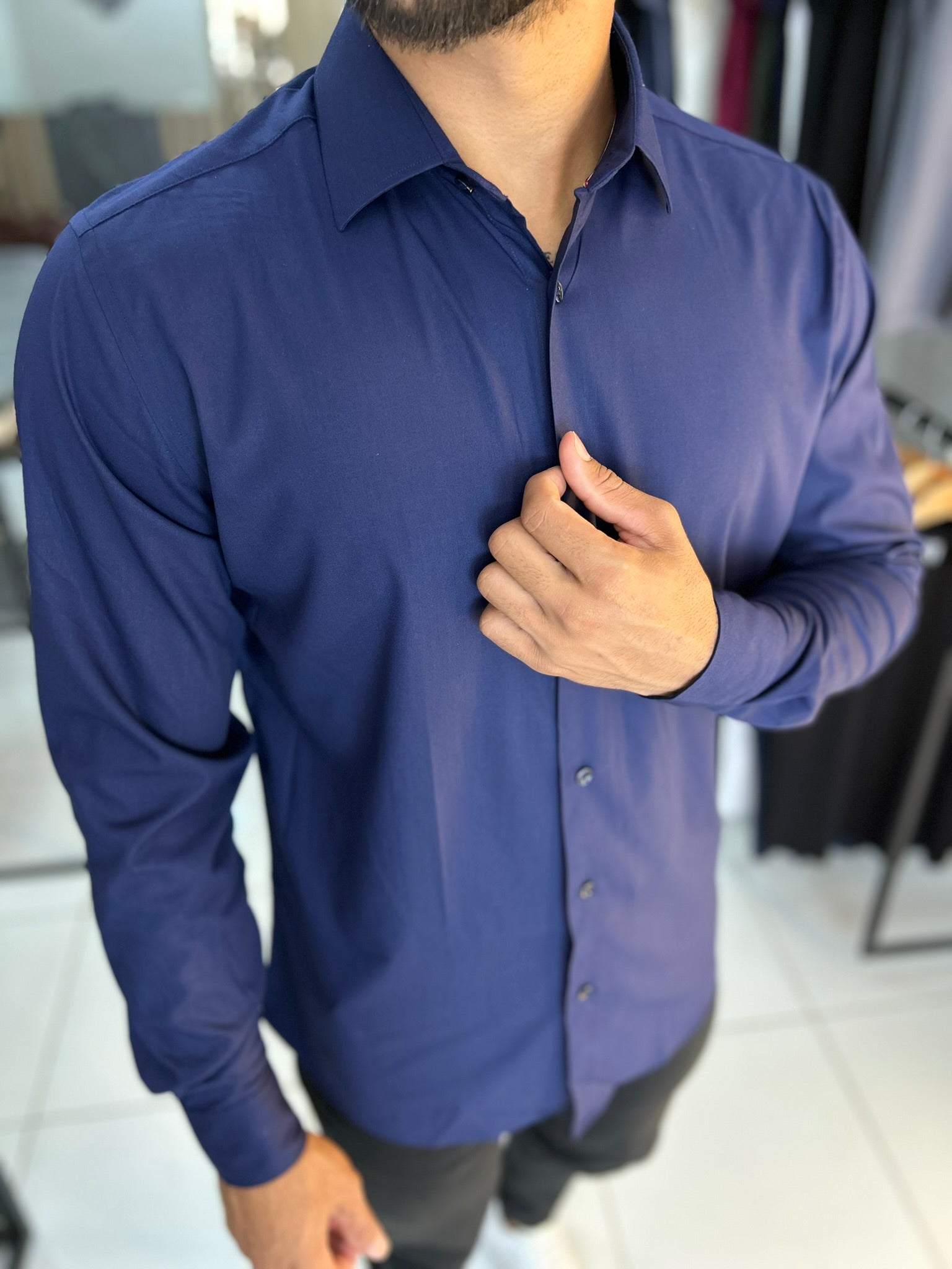 CAMISARIA MANGA LONGA TEC