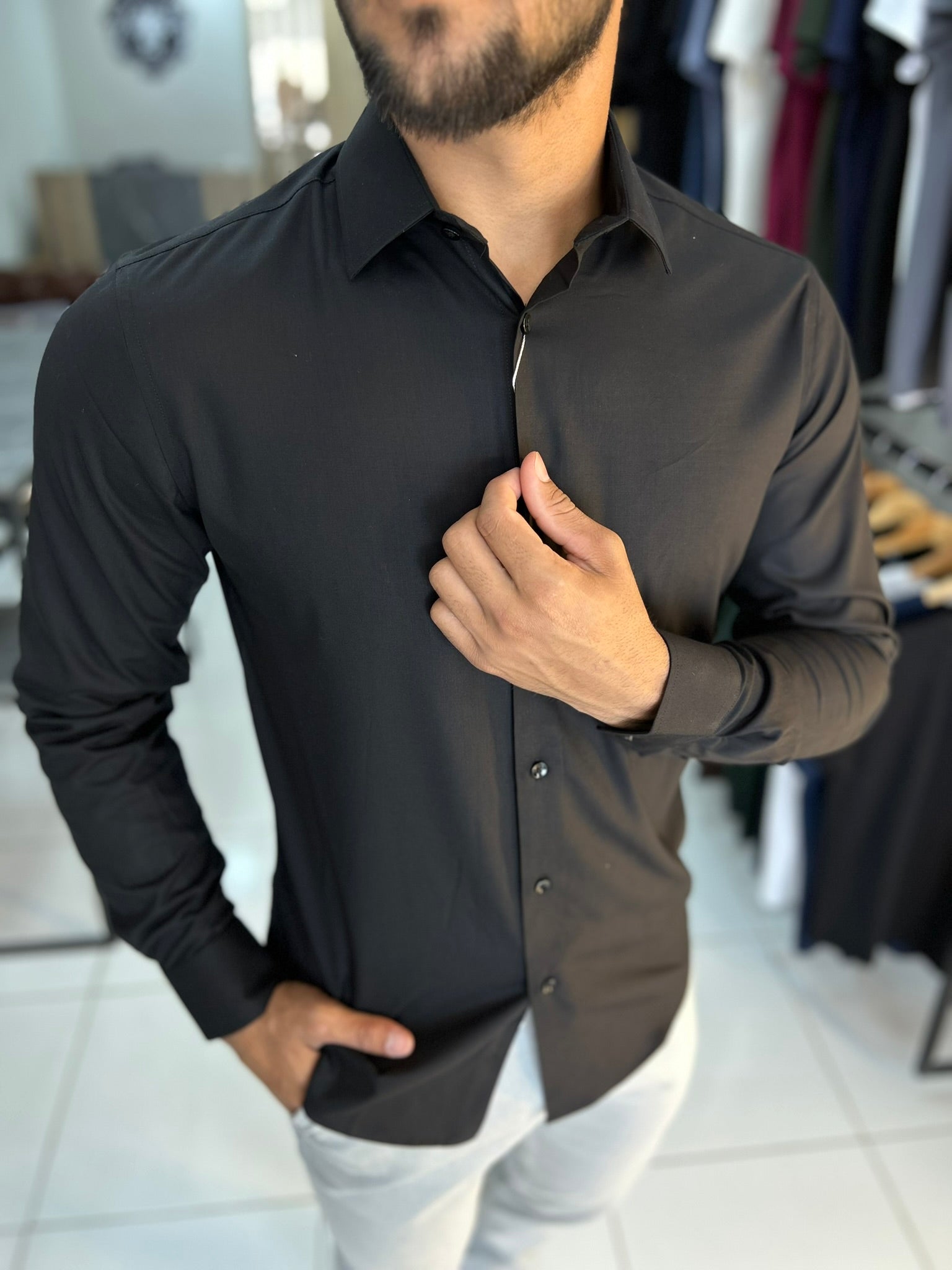 CAMISARIA MANGA LONGA TEC